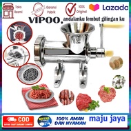 VIPOO HARGA TERJANGKO MURAH Penggilingan Daging Manual No 12 Gilingan Daging Serbaguna Stainless Vip