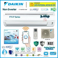 Daikin 3.0hp Non Inverter Air Conditioner FTV85PB &amp; RC85BV1M ((WiFi)) R32 Standard Non-Inverter Aircond FTV-P Series