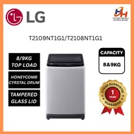 LG Washing Machine 8KG / 9KG Top Load Washer Soft Close Lid Mesin Basuh Auto Murah 洗衣机 洗衣機 T2108NT1G