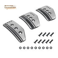 Car Aluminum Alloy Pedal Rest Pedal Cover Accelerator Pedal Cover Clutch Pedal Cover forManual Trans