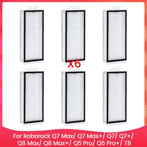 Hepa Filter For Roborock Q7 Max/ Q7 Max+/ Q7/ Q7+/ Q8 Max/ Q8 Max+/ Q5 Pro/ Q5 Pro+/ T8 Robot Vacuum