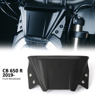 Motorcycle Windshield Wind Deflector Windscreen Black For Honda CB650R CB 650R CB 650 R 2019 2020 20