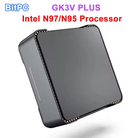 GK3V PLUS Intel N97/N95 Mini PC Windows 11 Pro 16GB DDR4 M.2 2280 SATA NVMe/NGFF WiFi 5.0 BT 4.2 Des