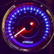 RPM meter Tachometer Blue Red LED motorcycle