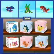 " Juno Mainan Balok Pokemon Nano Blocks Micro Blocks Miniatur Pokemon