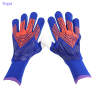 💖【Lowest price】Tirgat ถุงมือฟุตบอลยางแบบมืออาชีพถุงมือผู้รักษาประตูฟุตบอลบอลถุงมือผู้รักษาประตูแบบหนาสำหรับเด็กผู้ใหญ่