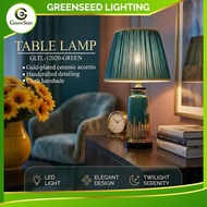Gs Lighting Deco Tabel Lamp Green / Lampu Meja.