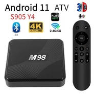 M98-Y4 Network TV Top Box 4K HD Video Player WIFI Bluetooth S905Y4