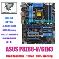 ASUS P8Z68-V/GEN3 Motherboard ATX Intel Z68 LGA1155 DDR3 32GB SATA2/3 HDMI SPDIF