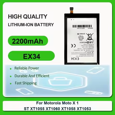 Battery For Motorola Moto X 1 ST XT1055 XT1060 XT1058 XT1053 G9 PLUS Lenovo K12 Pro XT2091-7 Edge 20