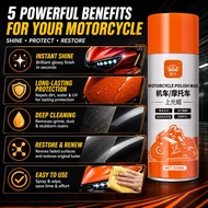 Motorcycle Polish Wax 300ML Bike Shine Spray Motorcycle Wax Pengilat Motor Kilat Cat Motor Wax Coati