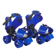 【Limited-time offer】 Children Two Lines Roller Skates Double Row 4 Wheel Skating Shoes Adjustable Size Sliding Inline Patines En Linea Kids Ib02