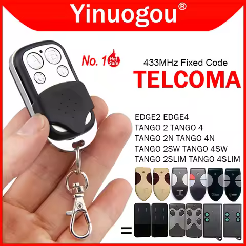 Clone TELCOMA EDGE2 EDGE4 TANGO 2 4 N SW SLIM 2N 4N 2SW 4SW 2SLIM 4SLIM Garage Door Remote Control 4