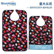 New Adult Bib Elderly Feeding Bib Washable Washable Bib Adult Rice Apron Bib