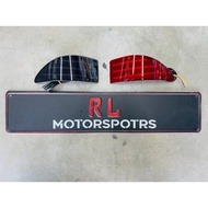 Lexus is250 is200t is300 is300h is350 rear bumper led reflector fog lamp light foglamp foglight cove