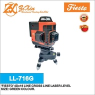 LL-716G 'FIESTO' 4Dx16 LINE CROSS LINE LASER LEVEL (GREEN LINE)