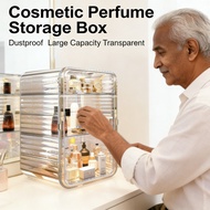 Cosmetic Perfume Storage Box Dustproof Organizer Toy Handbag Helmet Kotak Show Box