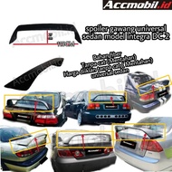 Universal goal spoiler, integra Dc2 DC 2 raw fiber spoiler model