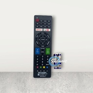 REMOTE REMOT TV SHARP LCD LED SMART ANDROID TV - FREE BATERAI 