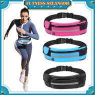 Unisex running Waterproof Waist bag Fitness Belt Bags Reflective Strips Belly Bag