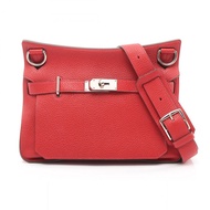 HERMES Jypsiere 31 肩斜背包 Q Taurillon Clemence Vermillon SHW