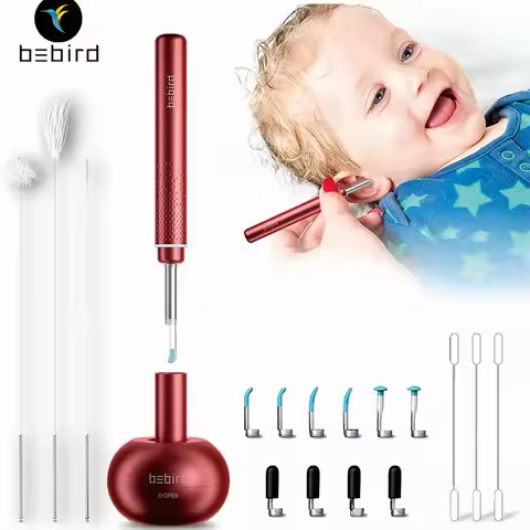 Original Bebird M9 Pro M9s R1 Ear Wax Removal Cleaner Tool Earwax Remover Magnet Metal Design Works 