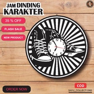 Converse Shoe Picture Wall Clock