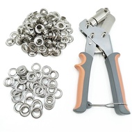 Air Eyelet Tool Tent Fabric Air Eyelet Set Hand Press Pliers Installation100Sail Buttonhole Eyelet M