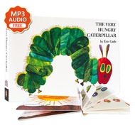 หนังสือภาษาอังกฤษ หนังสือเด็ก Interactive Montessori Educational Board Book Bedtime Storybook for Kids Toddlers preschoolers Hardcover Eric Carle หนังสือ Animal Caterpillar Book Brown Bear Collection Story Books Early Reading Learning Toy Gift