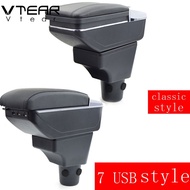 For TOYOTA SIENTA Armrest box Leather central with cup holder （Arm Rest）