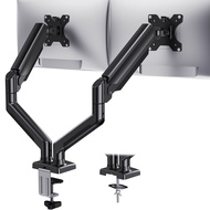 HUANUO Dual Monitor Mount for 2 Monitors up to 32 inches, Each Arm Holds Max 22lbs, Dual Monitor Sta
