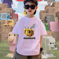Minecraft T-shirt Minecraft Printed T-shirt Minecraft Short Sleeve Printed Children's Short Sleeve T