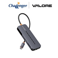 Valore MH-021-GY 9-IN-1 Hub Grey