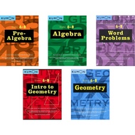Kumon Grades 6-8: Pre-Algebra, Algebra, Intro to Geometry, Geometry & Word Problems