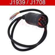 New For Deutsch 9 Pin J1939 to Open End Wired Dvf12Sae Or Sae J1708 Ca