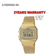 [2YEARS WARRANTY] Casio A700WMG-9A Women Watches Youth Vintage Collection A700WMG9A A700WMG A700 A70