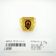 CINCIN OM SANSKRIT/ OM OHM DESIGN INDIA SAIZ 16, 16.5, 17.5, 18, 18.5, 19 ,20, 20.5, 21, 22,26 EMAS 916