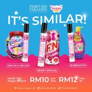 PERFUME PARADISE SUGAR TREAT EDITION PEN 10ML 30ML | BUBBLEPOP | ONE IN A MELON | BERRY SPECIAL