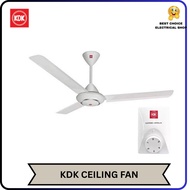 KDK K15V0 Kipas Siling Syiling Ceiling Fan With Regulator 3 blades 60″