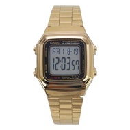 Casio A178WGA-1A Vintage Watch- # Gold Fixed Size