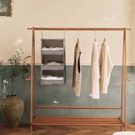 3-Shelf Hanging Closet Organizer and Storage Hanging Closet Shelves Hanging Organizer for Closet