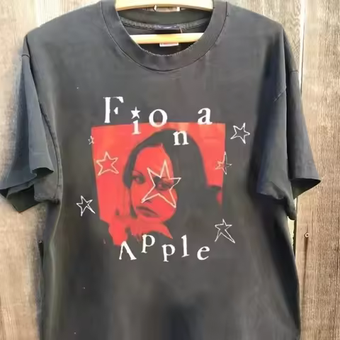 Fiona Apple 90s Charcoal Unisex T-Shirt Mens T Shirts Graphic T Shirts