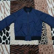 Uniqlo Blue Bomber Jacket Size L