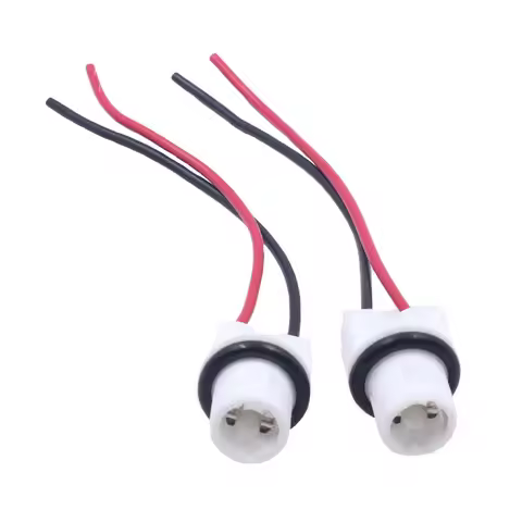 KE LI MI 2Pcs T10 168 194 2825 912 921 W5W Lamp Socket Auto Car Socket Connector Extension LED Wedge