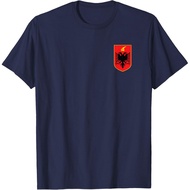 Albania Flag Shirt Red & Black Albanian Eagle T-Shirt