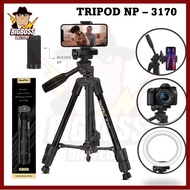 Mobile Tripod NP-3170 Universal Professional Multifunction Tripod+U Holder For Camera/Handphone Original