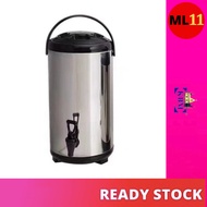 (8L - 18L) Stainless Steel Water Dispenser Hot Cold Insulated Beverage Cooler Bekas Air Panas Thermo