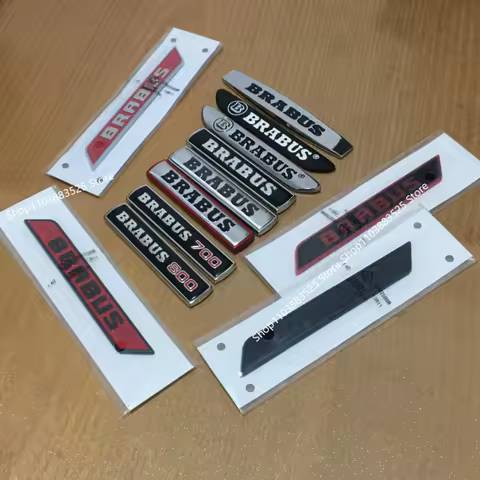Car Pasted Emblem Badge Sticker for Brabus W204 W205 W176 W177 Smart VITO 451 453 W213 X253 C G A GL