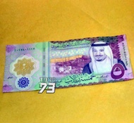 Mata Uang Arab Saudi 5 Riyal 100% Asli