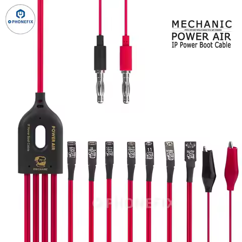 Mechanic Power Air Pro Boot Cable For iPhone 6-16 Android current test Line DC power supply cable Mo
